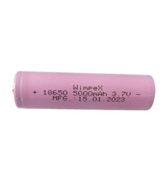 Аккумулятор 18650 5000 mAh Li-ion 3.7V Wimpex