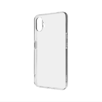 Прозрачный чехол для Nothing Phone (1) с защитой камеры, тонкий, силиконовый, бесцветный, ударостойкий, противоударный бампер c закрытой камерой, ArmorStandart (ARM63319)