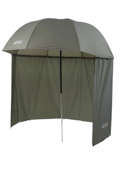 Складана коропова парасоля-тент + бічна шторка Mivardi Umbrella Green PVC M-AUSG250C