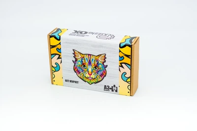 Дерев'яний пазл PuzzleOK Кіт Муркіт (PuzA3-02724)