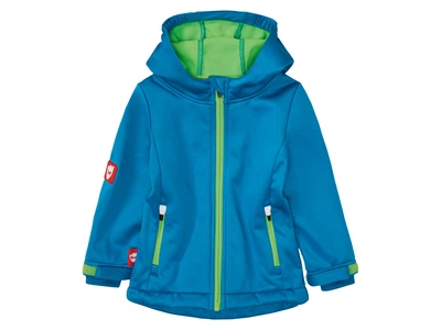 Куртка Softshell (софтшел) водоотталкивающая и ветрозащитная для мальчика Lupilu BIONIC-FINISH® ECO 375430 098-104 см (2-4 years) Голубой