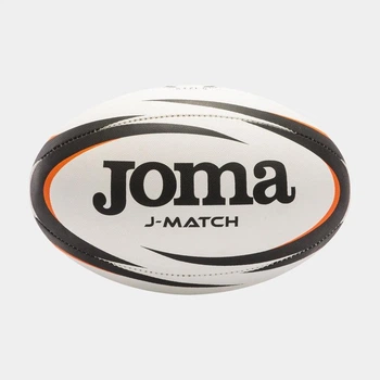 М'яч для регбі Joma J-MATCH білий,чорний №5 400742.201
