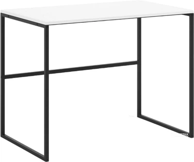 Комп'ютерний стіл Mesa Комп 100х55х75 см Білий/Чорний (MCL-80)