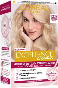 Стойкая крем-краска для волос L'Oreal Paris Excellence Creme 10.13 - Легендарный блонд (3600524094027)