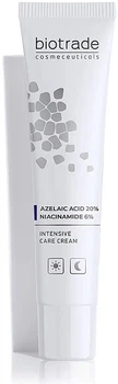 Крем интенсивного действия с азелаиновой кислотой 20% и ниацинамидом 6% - Biotrade Intensive Care Cream 30ml (1284428-140242)