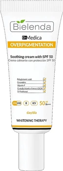 Заспокійливий крем з SPF 50 - Bielenda Dr Medica Overpigmentation Soothing Cream SPF 50 50ml (1339305-7425448)