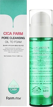 Гідрофільна олія-пінка для обличчя FarmStay Cica Farm Pore Cleansing 115 мл (8809635231283)