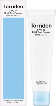 Солнцезащитный крем для лица Torriden Dive In Mild Sun Cream SPF 50