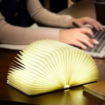Настільний 3D нічник-світильник "Книга", 2x16x21,5 см