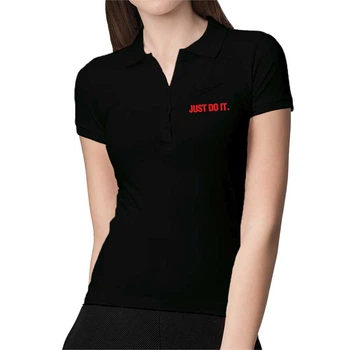Поло жіноче Ray "Nike Just do it" XXL Чорний (MD-24-9205-28-14)