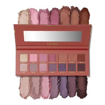 Палітра тіней LAURA GELLER NEW YORK The Casual Collection Berry & Blossom 14 Multi-Finish Eyeshadows | 14 Pigmented Eyeshadows Blendable Natural Look (112732555)