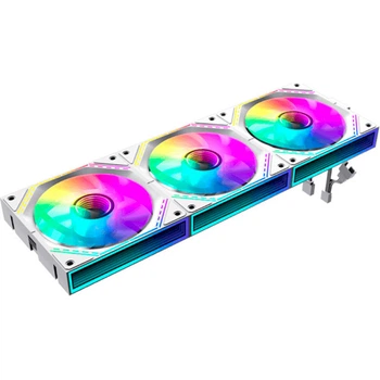 Кулер для корпуса GameMax FN12A-S3I-W ARGB-подсветка 120мм Белый