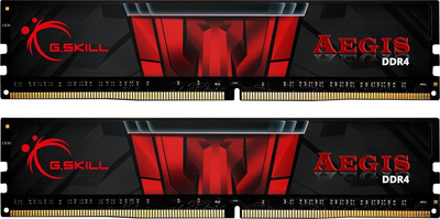 Пам'ять для настільних комп'ютерів G.Skill 16 GB (2x8GB) DDR4 2400 MHz AEGis (F4-2400C15D-16GIS)