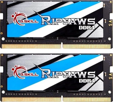 Пам'ять для ноутбуків G.Skill 32 GB (2x16GB) SO-DIMM DDR4 2666 MHz Ripjaws (F4-2666C19D-32GRS)