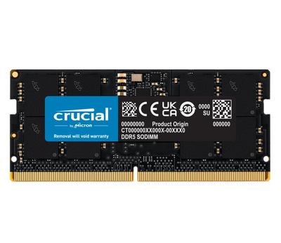 Пам'ять для ноутбуків Crucial 16 GB SO-DIMM DDR5 4800 MHz (CT16G48C40S5)