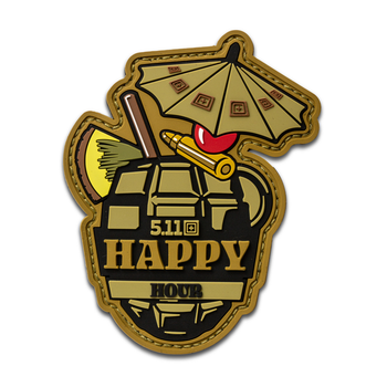 Нашивка 5.11 Tactical Happy Hour V2 Patch GREEN