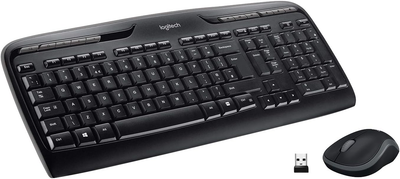 Zestaw bezprzewodowy Logitech MK330 Wireless Black (920-003986)