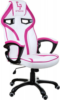 Комп'ютерне крісло для геймера Giosedio GPR212 White/Pink