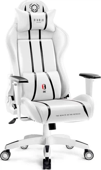 Комп'ютерне крісло для геймера Diablo Chairs X-One 2.0 King Size Kids White