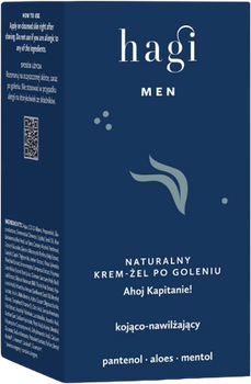 Krem-zel po goleniu Hagi Men lagodzący 50 ml (5905214945749)