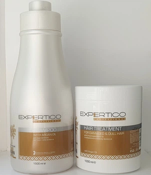 Догляд для волосся Expertico Argan Oil з аргановим маслом шампунь та маска 2500 мл