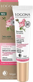 Биокрем для кожи вокруг глаз "Активное разглаживание. Роза" - Logona 15ml (1321663-3394190)