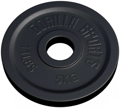 Dysk do sztangi Gorilla Sports Olympia 5 kg (4250663108032)