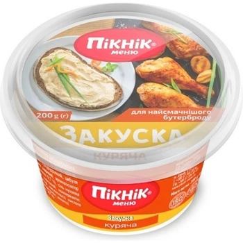 Закуска куряча Пікнік 200 г х 3 шт