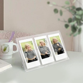 Фоторамка 3 в 1 прозора (білий) для Fujifilm Instax Mini 12, 11, Evo, 40, 90, 9, LiPlay та принтерів SP-1, SP-2, Mini Link, Link2, Mini Link, Link2