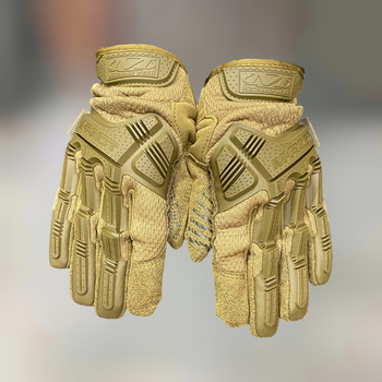 Перчатки тактические Mechanix M-Pact, Койот, размер L, стандарт EN 1359, сенсорные, усиленные