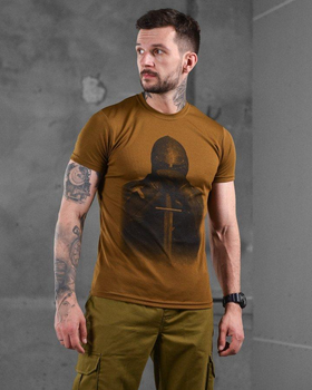 Армійська бавовняна футболка Лицар L койот (87550)