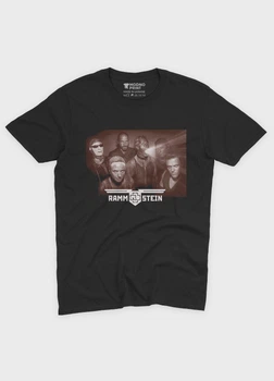 Жіноча футболка MODNO з рок принтом "Rammstein" XL Чорний (TS001-4-BL-004-2-279-F)