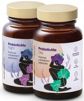 Probiotyk Health Labs Care Probioticme Day + Night w formule dwuskładnikowej 60 kapsułek (5905475671647)