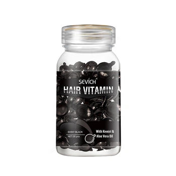 Вітамінні капсули для темного волосся Sevich Hair Vitamin маслом Кукуї та Алое Віра захист від сонця чорні 30шт
