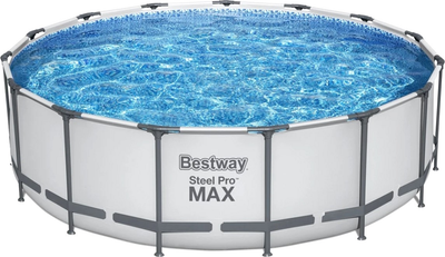 Каркасний басейн Bestway Steel Pro Max 5 в 1 з аксесуарами 457 x 122 см (6941607328132)