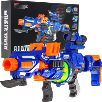 Гвинтівка Blaze Storm зі багнетом і пінопластовими кульками 12 шт (5903864951547)
