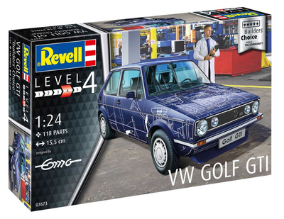 Збірна модель Revell VW Golf GTI Builders Choice масштаб 1:24 (4009803076737)