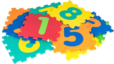 Розвиваючий килимок Ramiz Numbers 10 елементів (5903864958430)