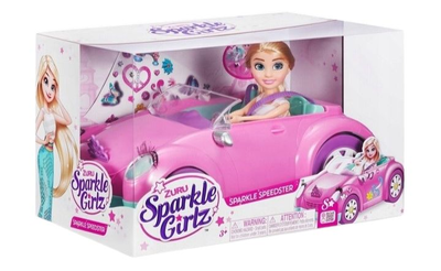 Lalka z akcesoriami Zuru Sparkle Girlz Pink Convertible (4894680005884)