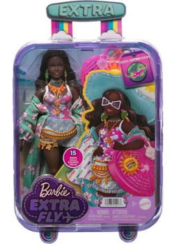 Lalka z akcesoriami Mattel Barbie Extra Fly 29 cm (194735154173)