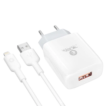 Зарядний пристрій Ridea RW-11311 Element Lightning 2.1 A Колір Білий
