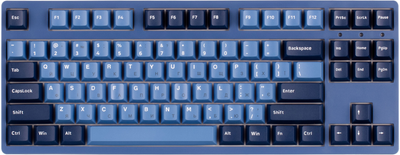 Клавиатура проводная Akko 3087 DS Ocean Star 87Key CS Orange V2 USB-A EN/UKR No LED Blue (6925758614245)