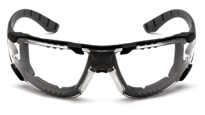 Очки защитные с уплотнителем Pyramex Endeavor-Plus (clear) H2MAX Anti-Fog, прозрачные