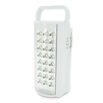 Светодиодный переносной аккумуляторный фонарь Almina LED 220V фонарик с функцией Power Bank белый
