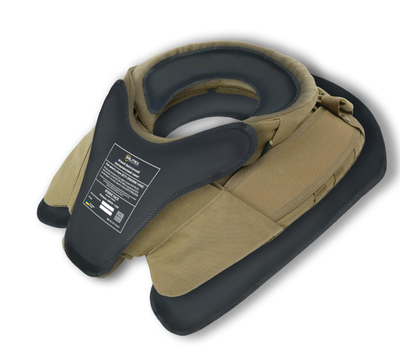 Універсальна сумка-захист шиї mod. 1 з балістичним пакетом Militex cordura Койот