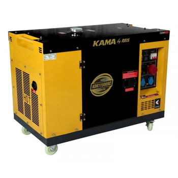 Генератор дизельний однофазний KAMA KDK-11500-SC, 11 ква, 8,8 кВт