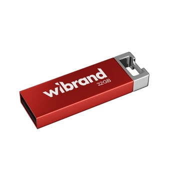 Флешка Wibrand Chameleon 32 ГБ USB 2.0 червона