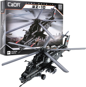 Klocki konstrukcyjne CaDA Helikopter 989 elementy (5903864953268)