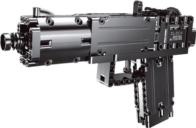 Klocki konstrukcyjne Mould King Glock Pistol Shooting Function Firing Rubber Bands 288 elementy (5903864956610)