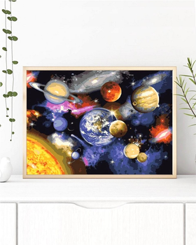 Malowanie po numerach Twoje Hobby Parada Planet 40 x 50 cm (7427298498471)